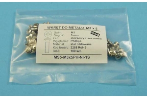 MS1-M3x3-PH2-NI-11111